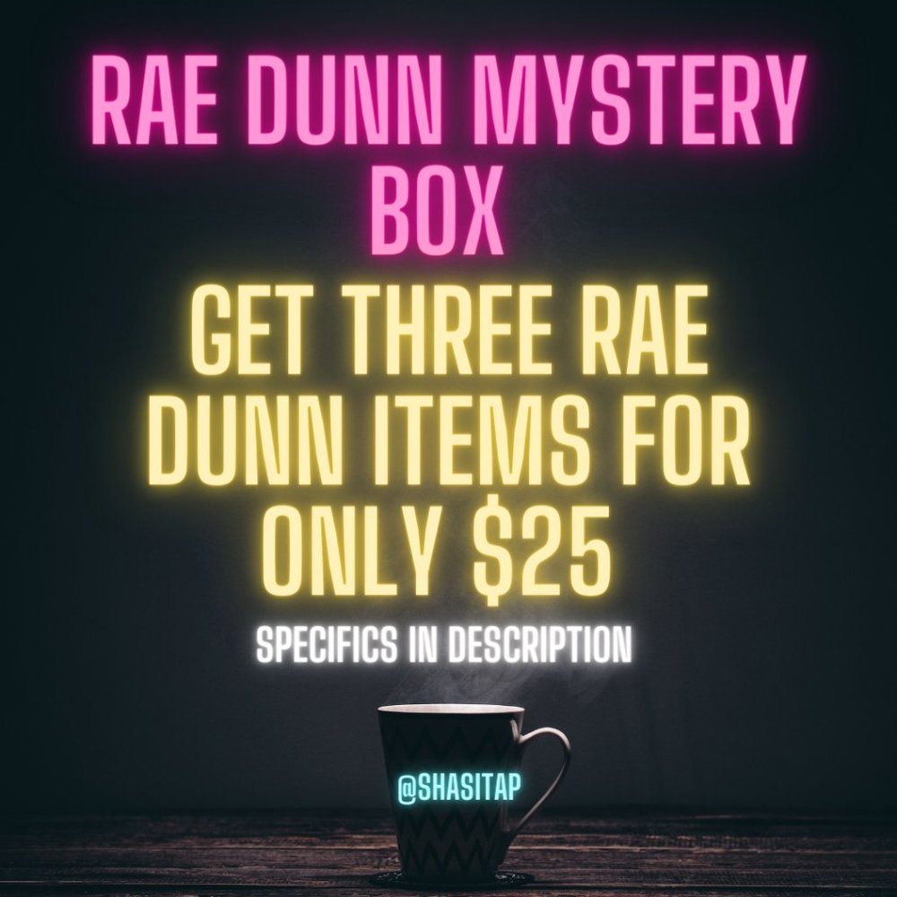 RAE DUNN 25 DOLLAR MYSTERY BOX